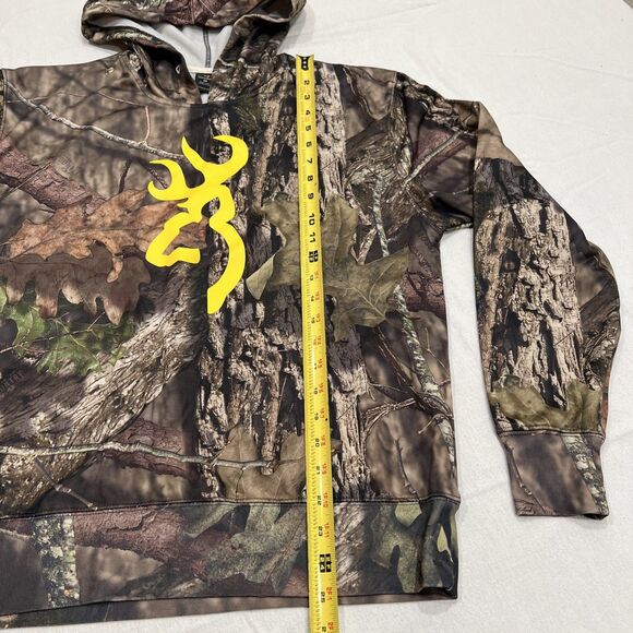 Browning Hoodie Mens Small Camo Performance Sweatshirt  Mossy Oak - Picture 7 of 14